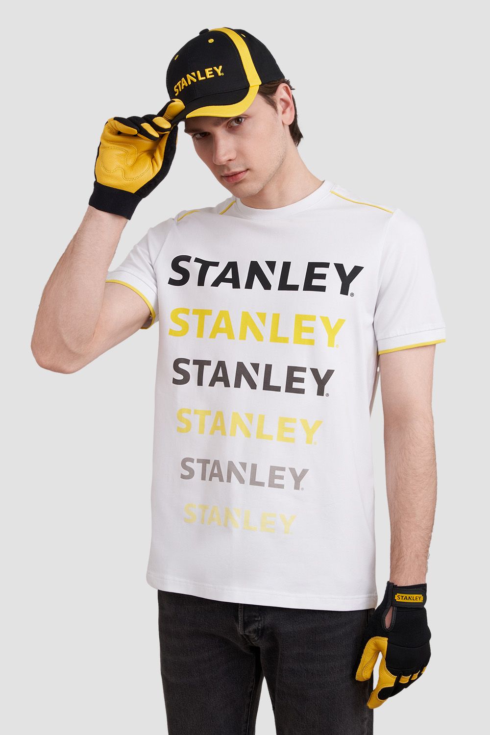 Перчатки рабочие<br>Stanley Cowhide