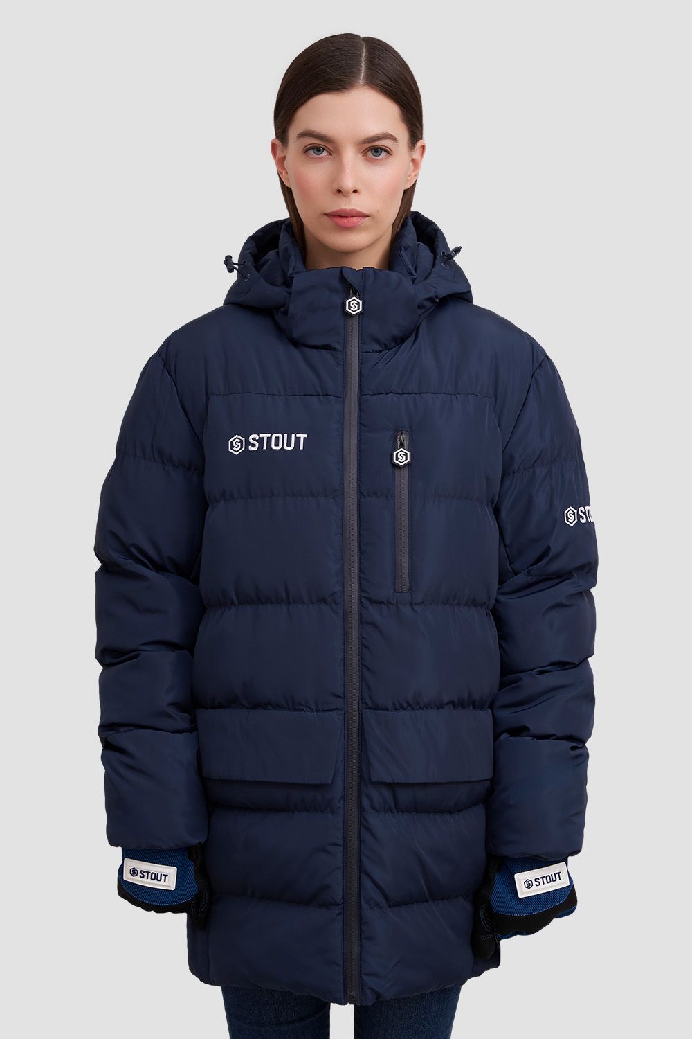 Пуховики<br>STOUT женские