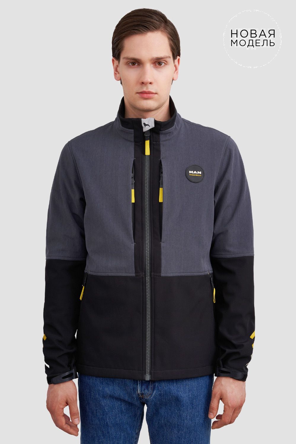 Softshell меланж куртки<br>MAN Truckwear