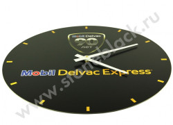 Настенные часы из металла &quot;Mobil Delvac Express&quot;