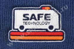 Вязаная шапка с отворотом и шарф SAFE Technology