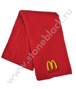 Вязаная шапка и шарф McDonalds