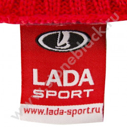 Вязаная шапка и шарф Lada Sport