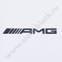 PVC эмблема AMG (черная)