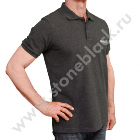 Рубашка поло MOBIL1 (темно-серая)