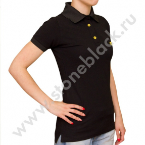 Рубашка поло HONKA черная (женская)