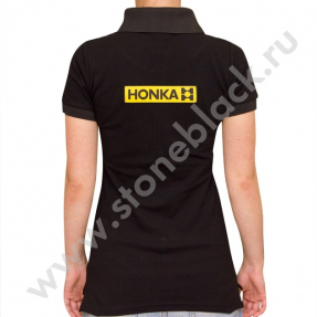 Рубашка поло HONKA черная (женская)