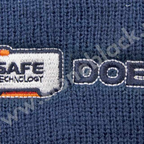 Вязаная шапка с отворотом и шарф SAFE Technology