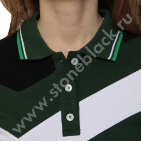 Рубашка поло СБЕРБАНК (женская зеленая)