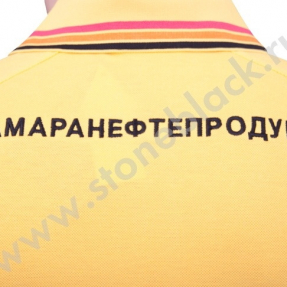 Рубашка поло Роснефть желтая