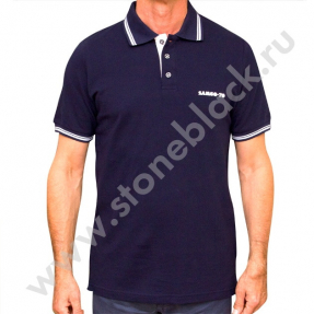Рубашка поло Самбо-70 синяя (мужская)