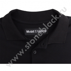 Рубашка поло MOBIL1 (черная)