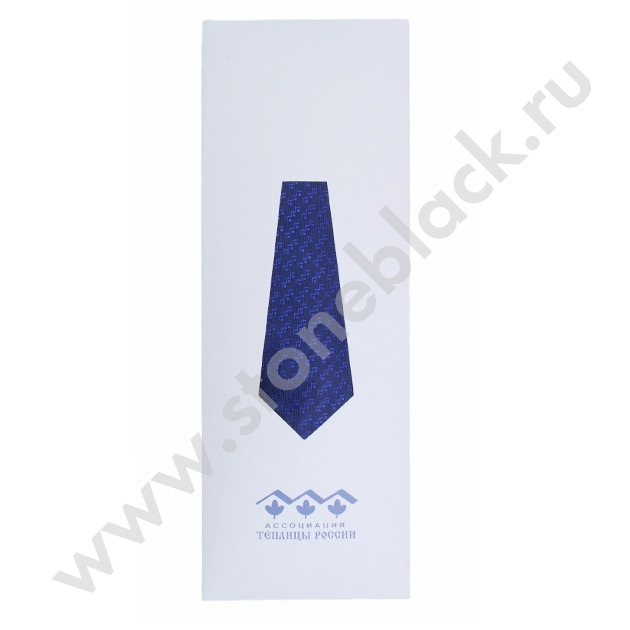 Упаковка для галстука 144x260x5 мм, изготовление на заказ, печать на упаковке