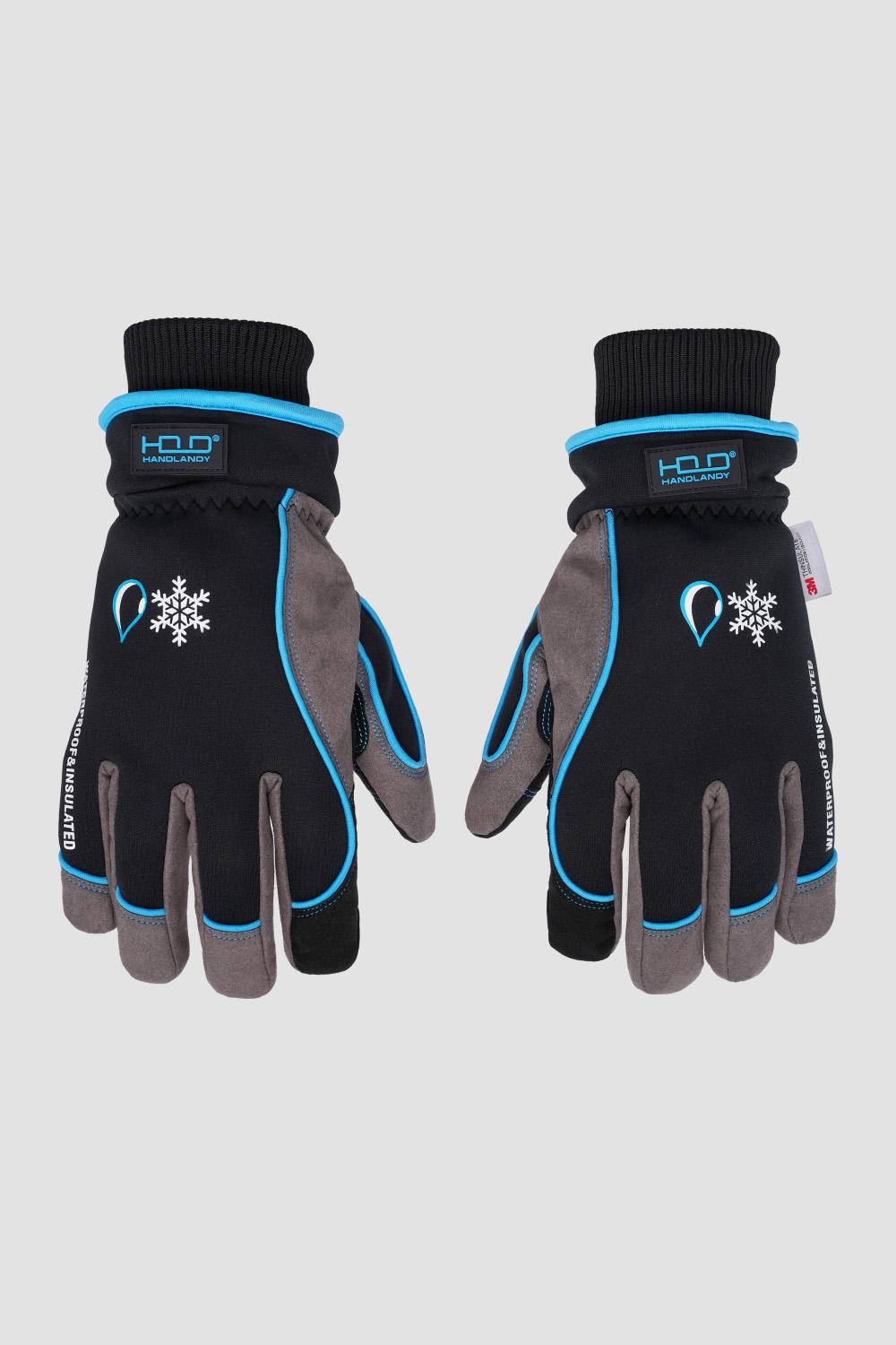 Перчатки рабочие<br>влагостойкие и утепленные Зима 8015