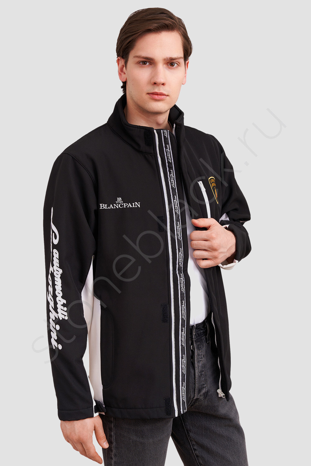 Куртки SoftShell Lamborghini (черные)