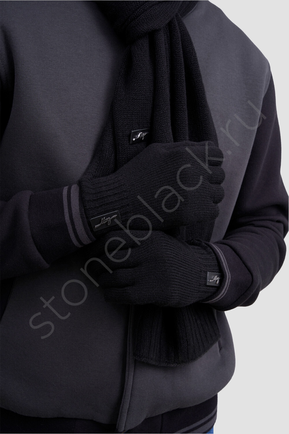 Вязаные перчатки МАЗ 100% кашемир