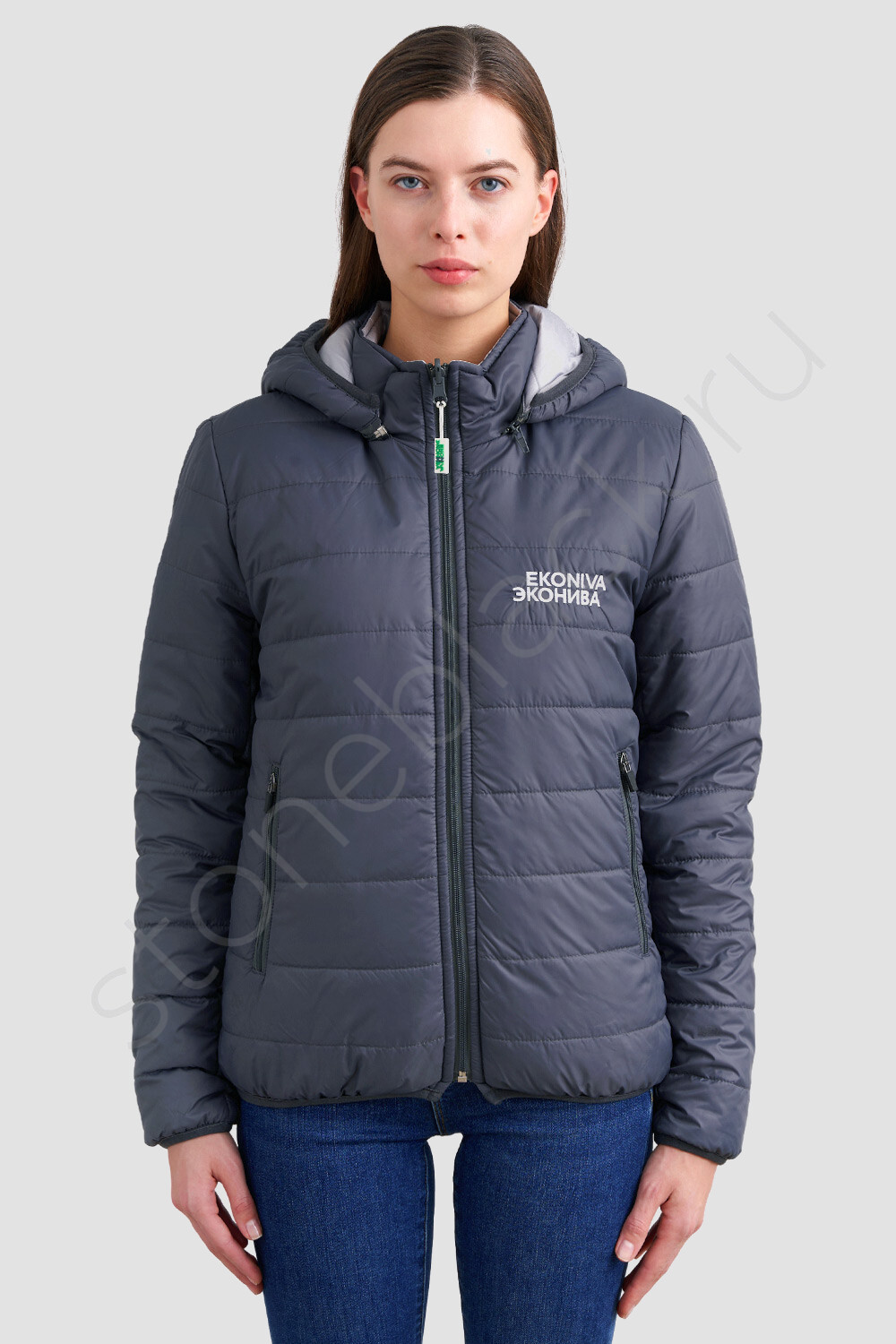 Пуховики двухсторонние Эконива (женские)
