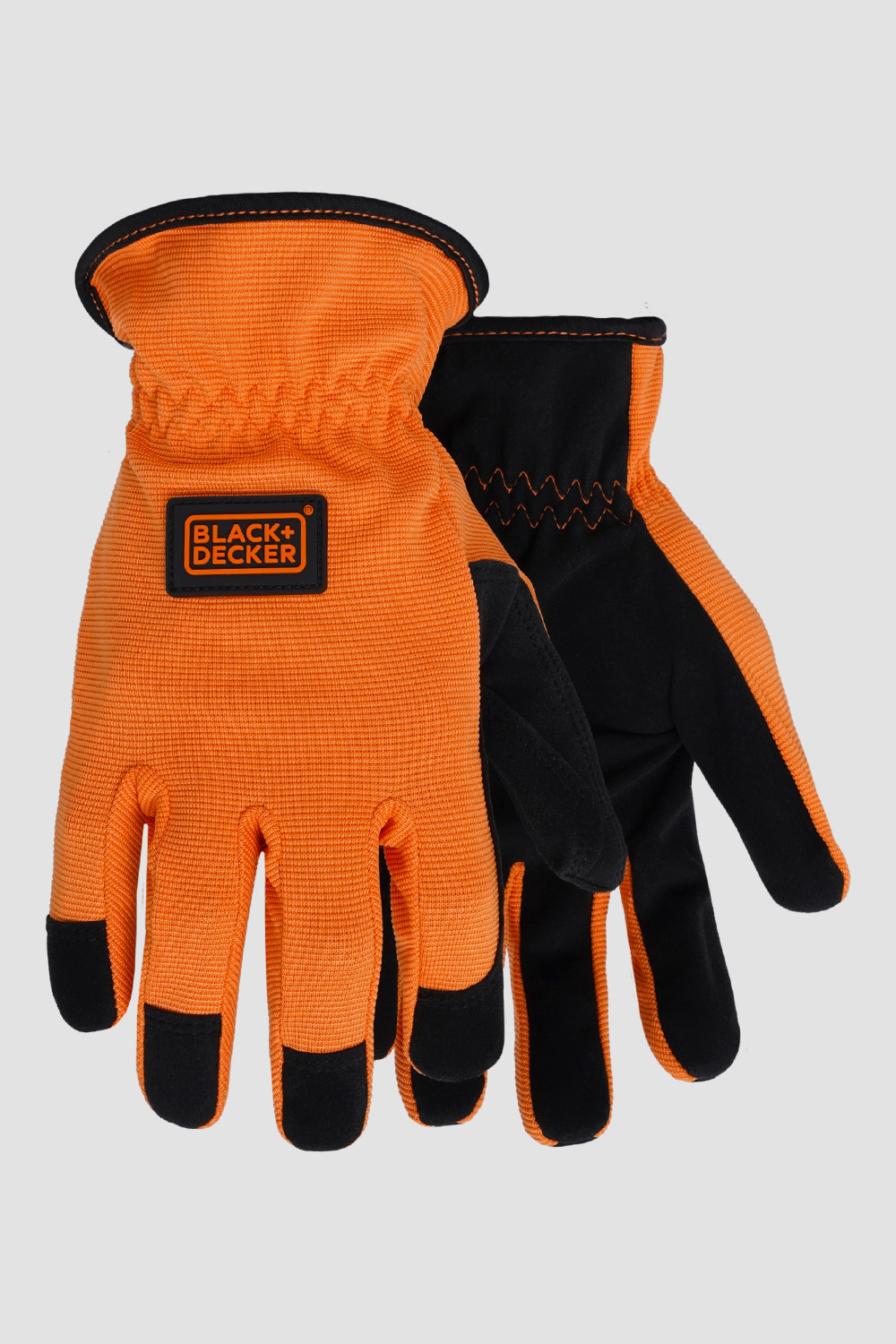 Перчатки рабочие<br>Black+Decker оранжевые