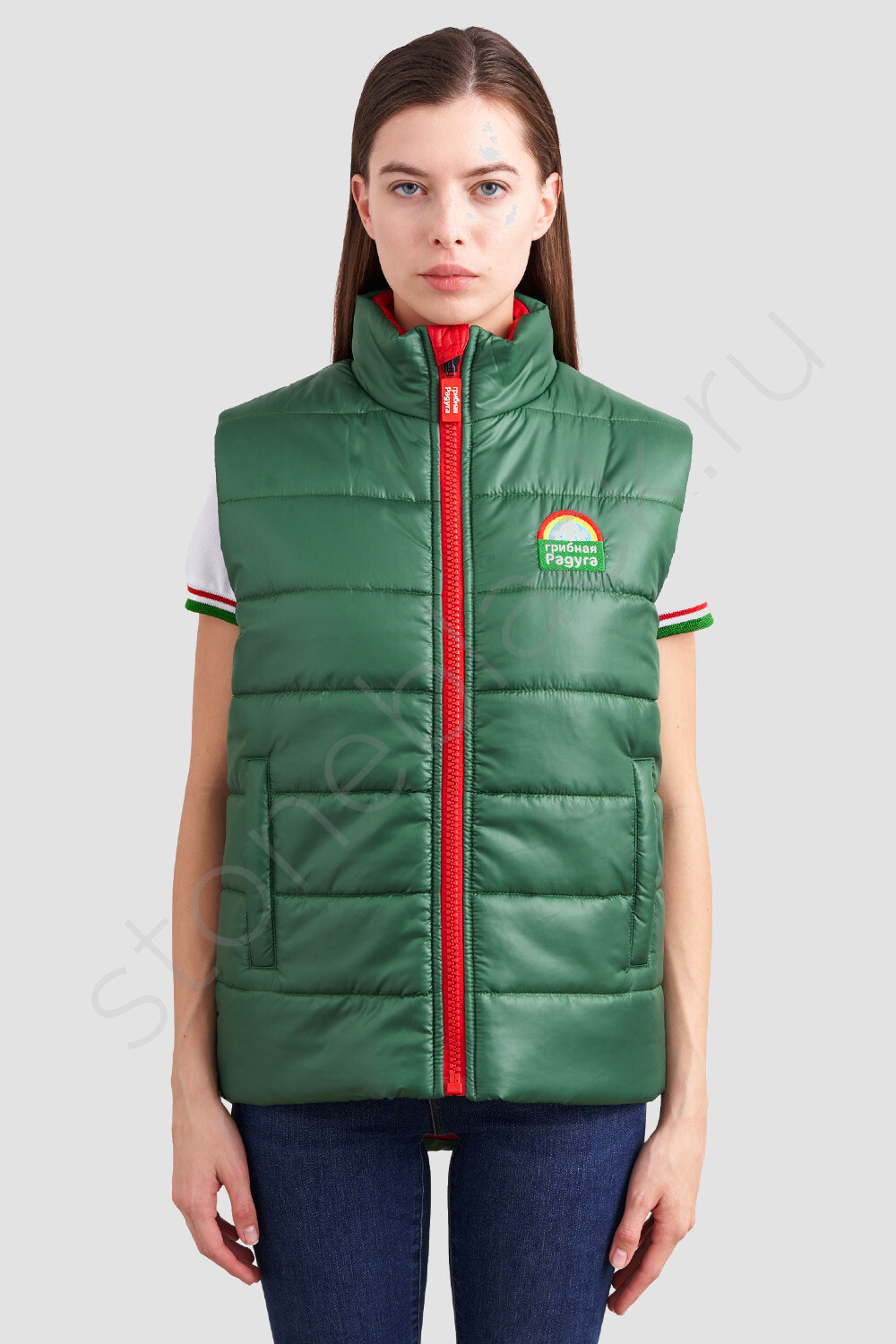 Жилеты Грибная радуга (женские)
