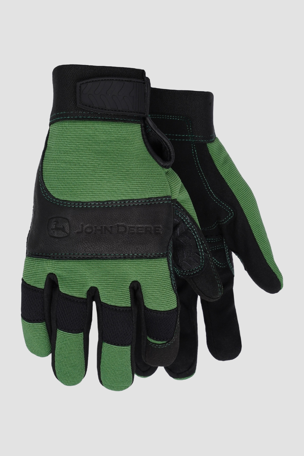 Перчатки рабочие<br>John Deere Cowhide Black
