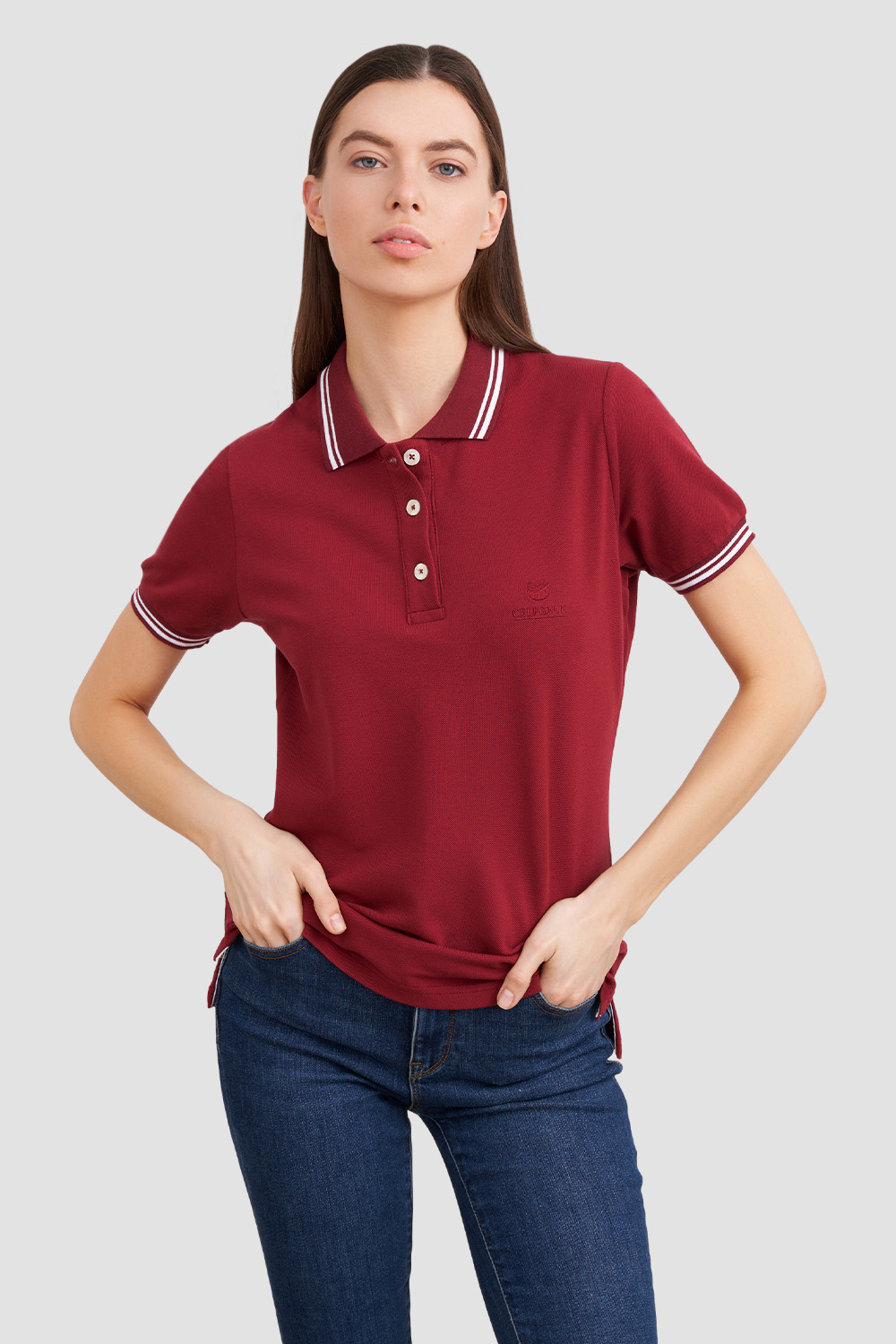 Рубашки поло<br>СБЕРБАНК бордовые