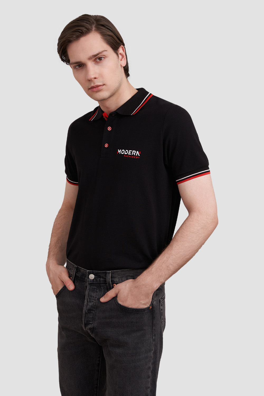 Рубашки поло<br>Modern Machinery черные