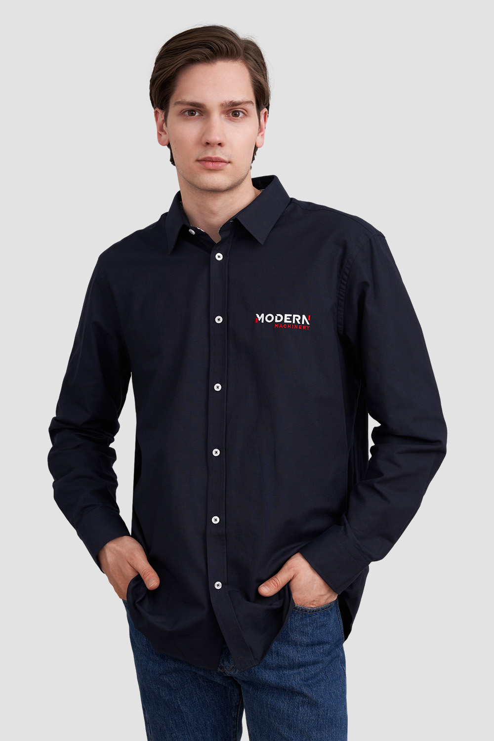 Сорочки<br>Modern Machinery синие