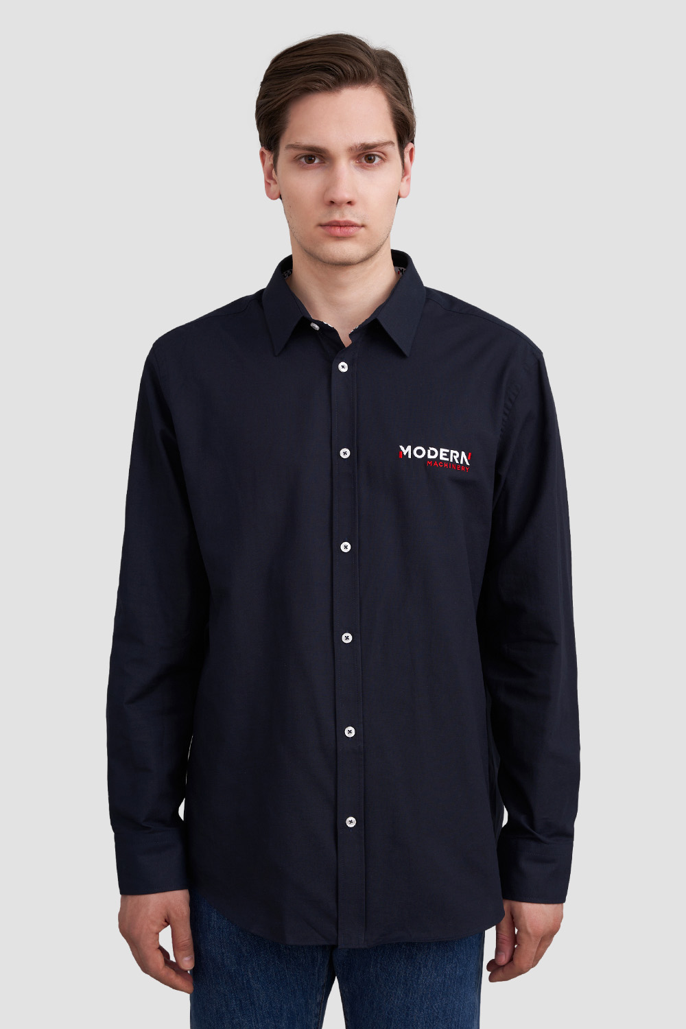 Сорочки<br>Modern Machinery синие