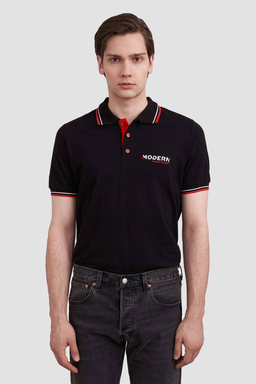 Рубашки поло<br>Modern Machinery черные