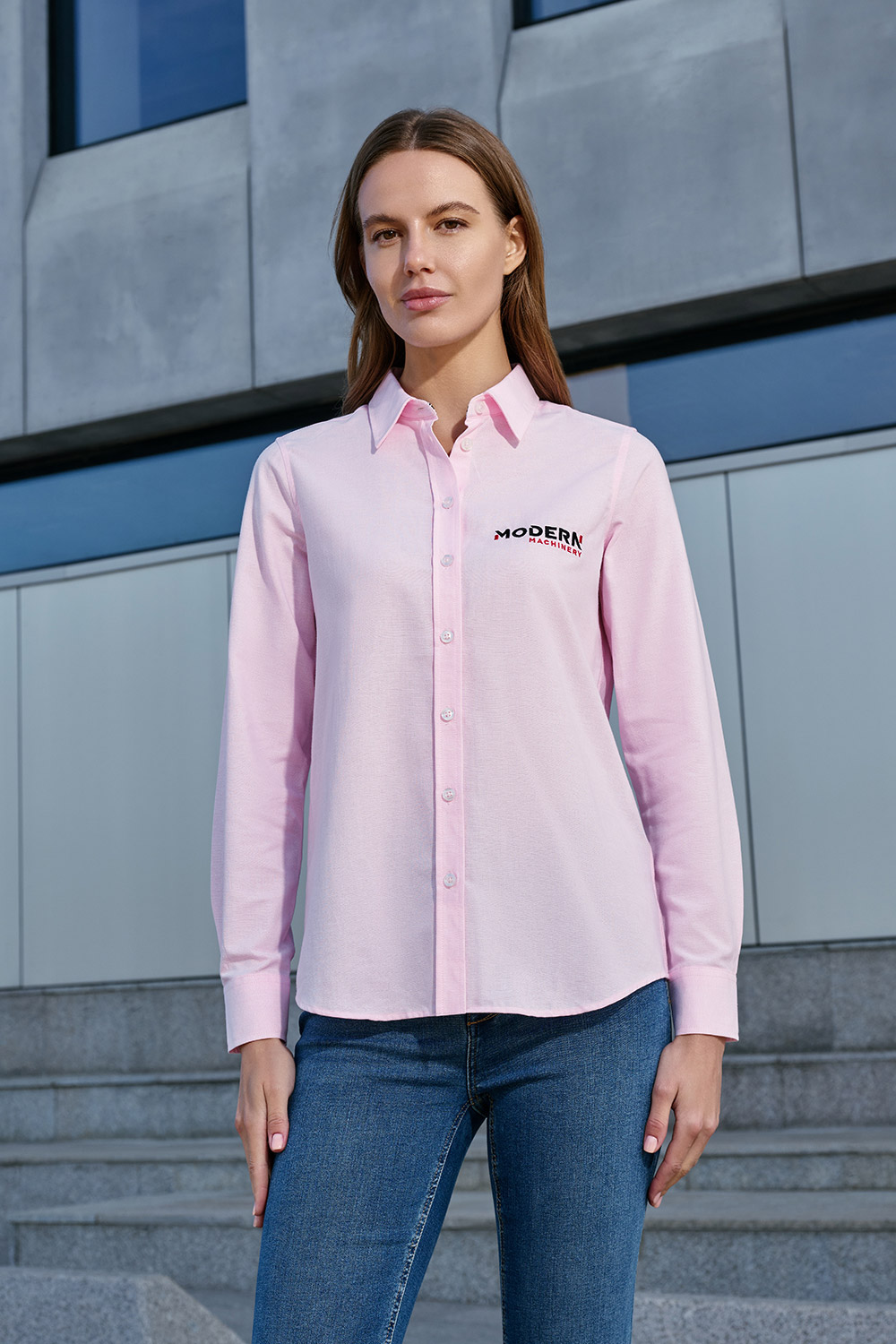 Сорочки<br>Modern Machinery розовые