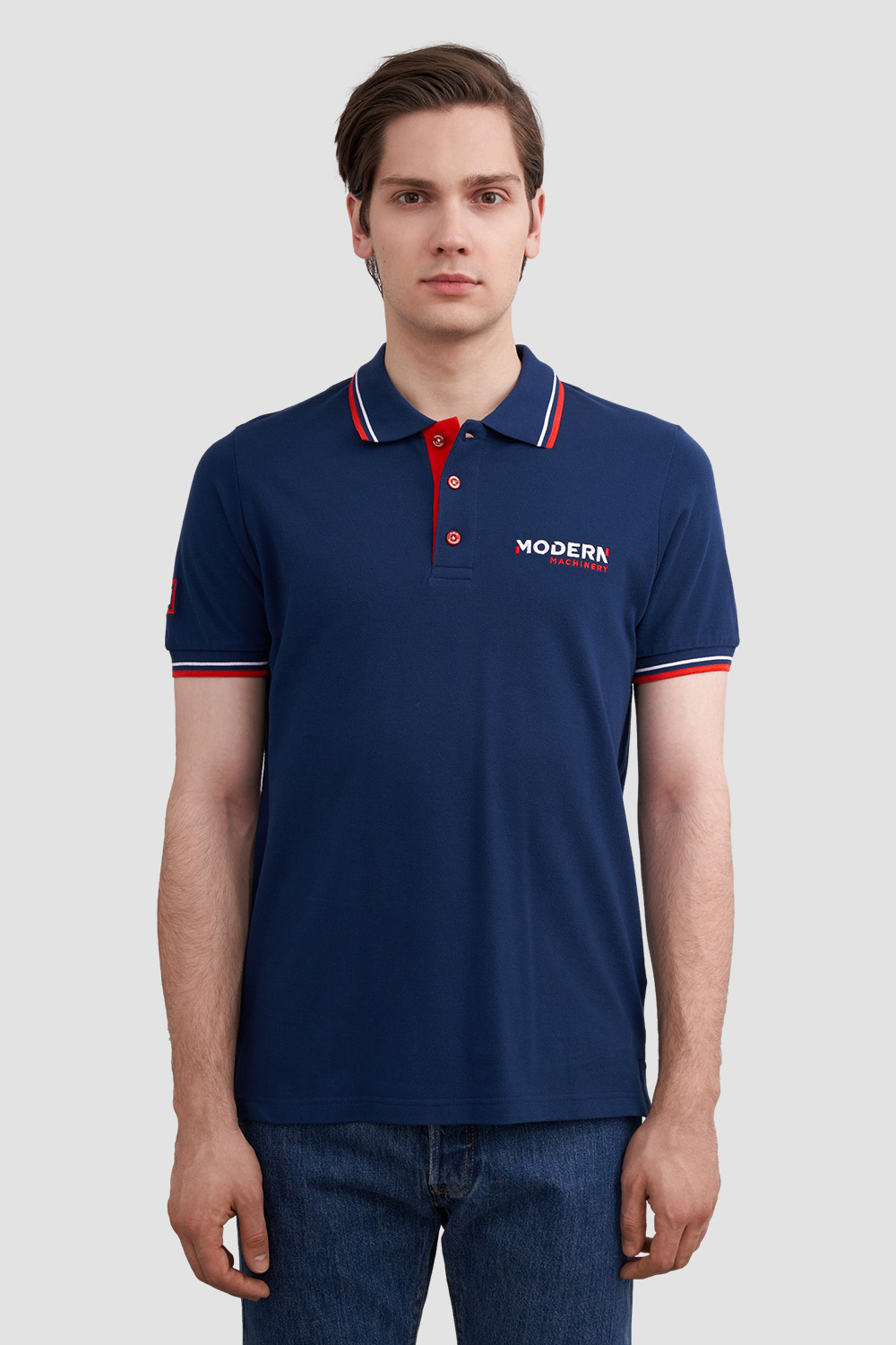 Рубашки поло<br>Modern Machinery синие