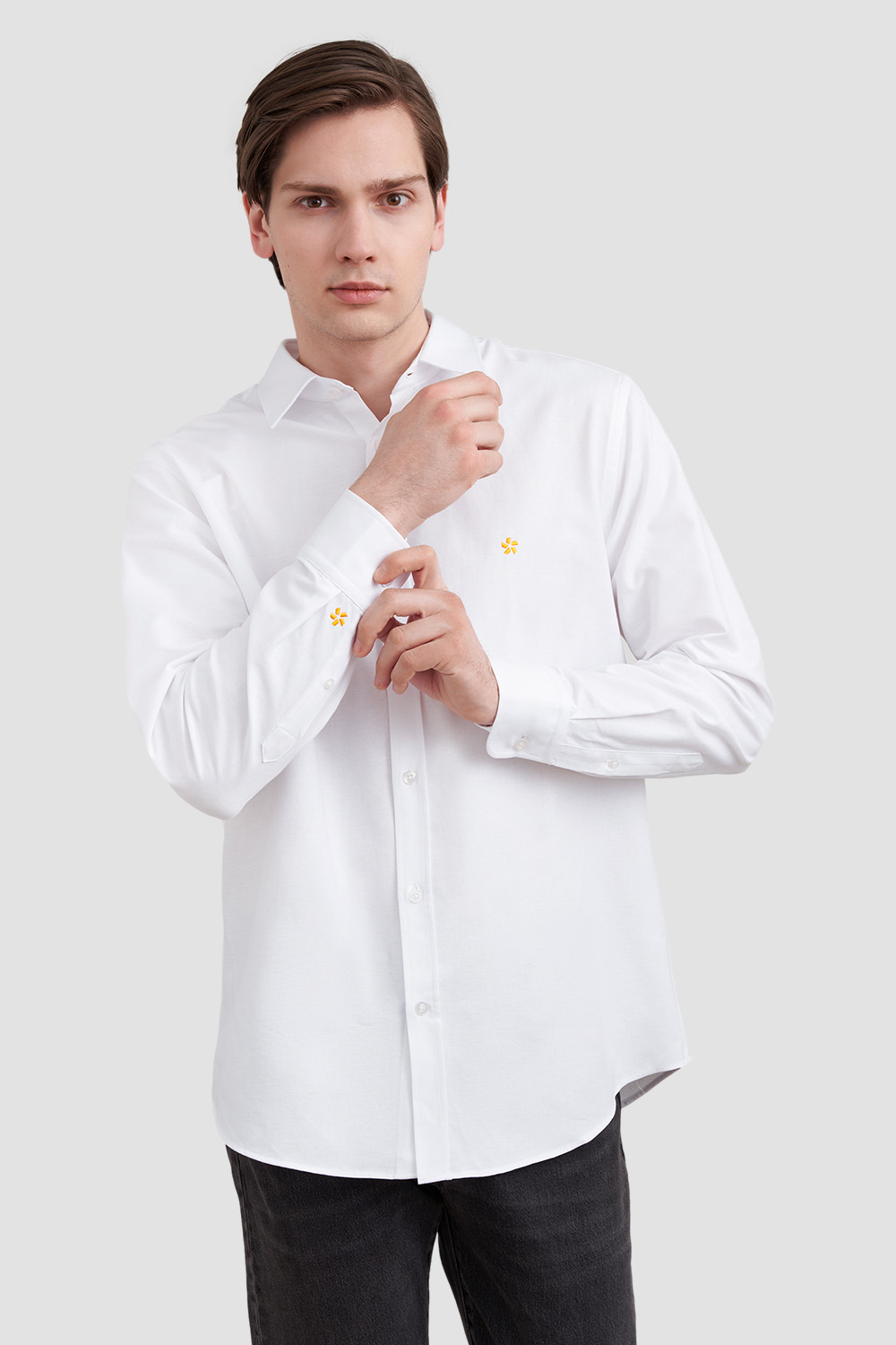 Сорочки<br>Полюс белые