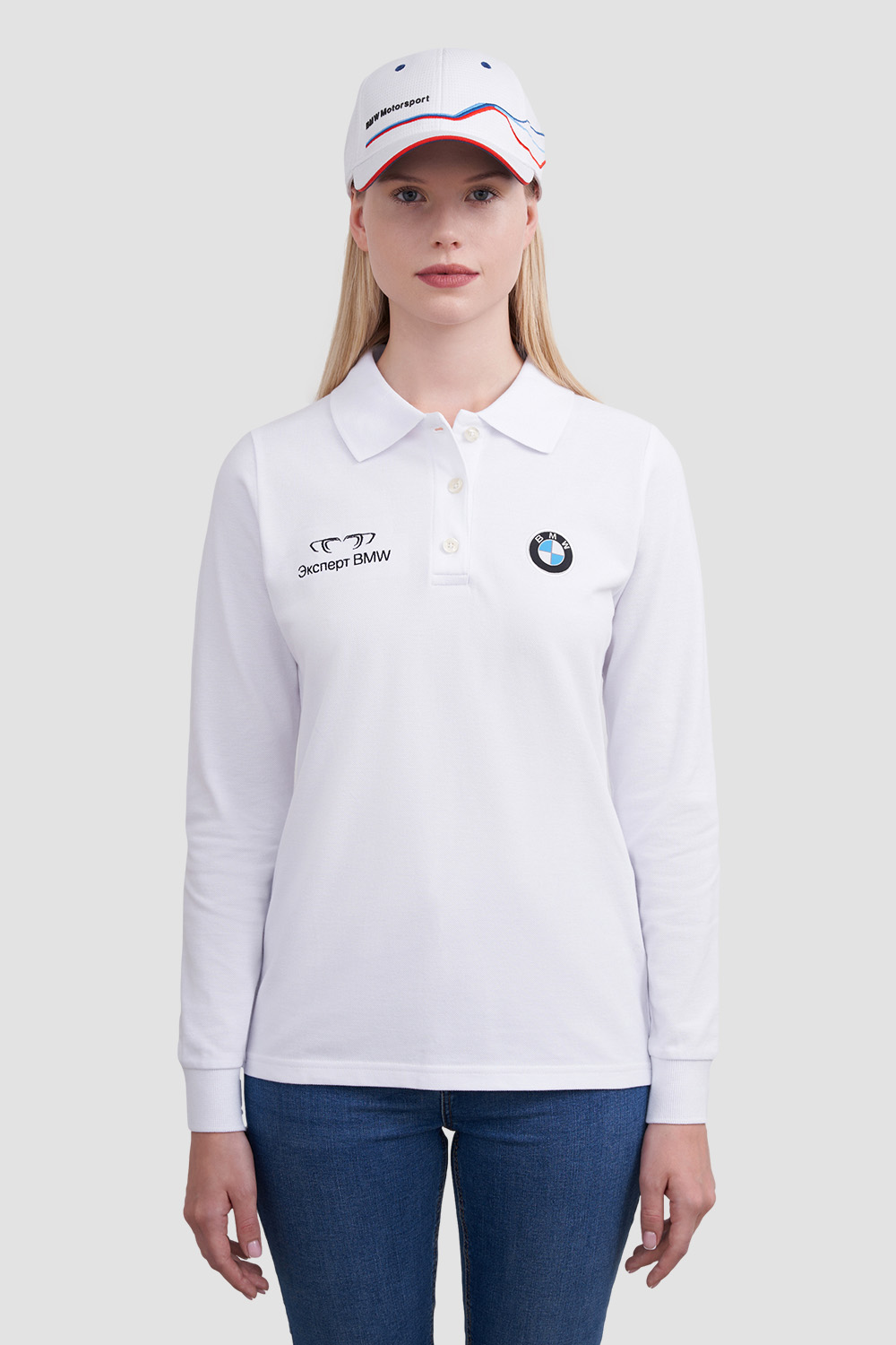 Рубашки поло <br> с длинным рукавом BMW Genius женские