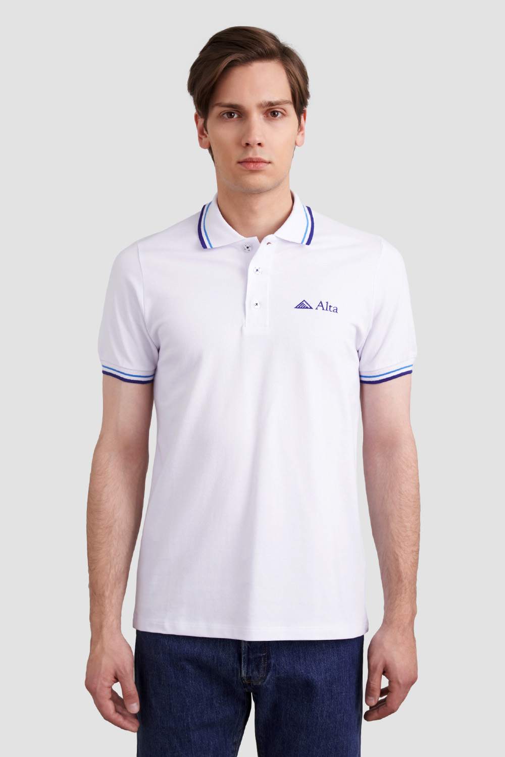 Рубашки поло<br>Alta Genetics Russia белые