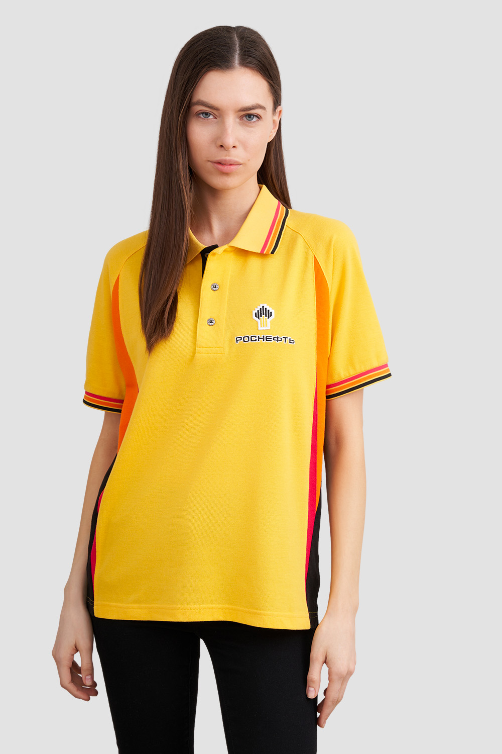 Рубашки поло<br>Роснефть желтые