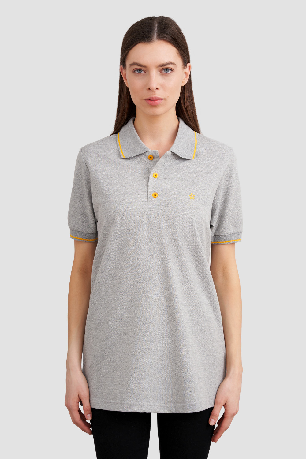 Рубашки поло<br>Полюс серые женские