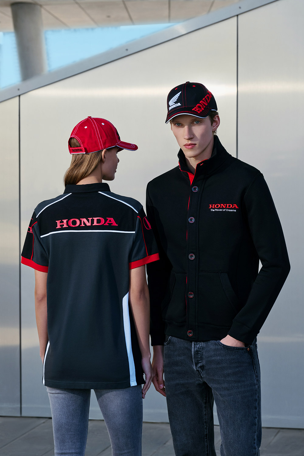 Бейсболки<br>HONDA черные