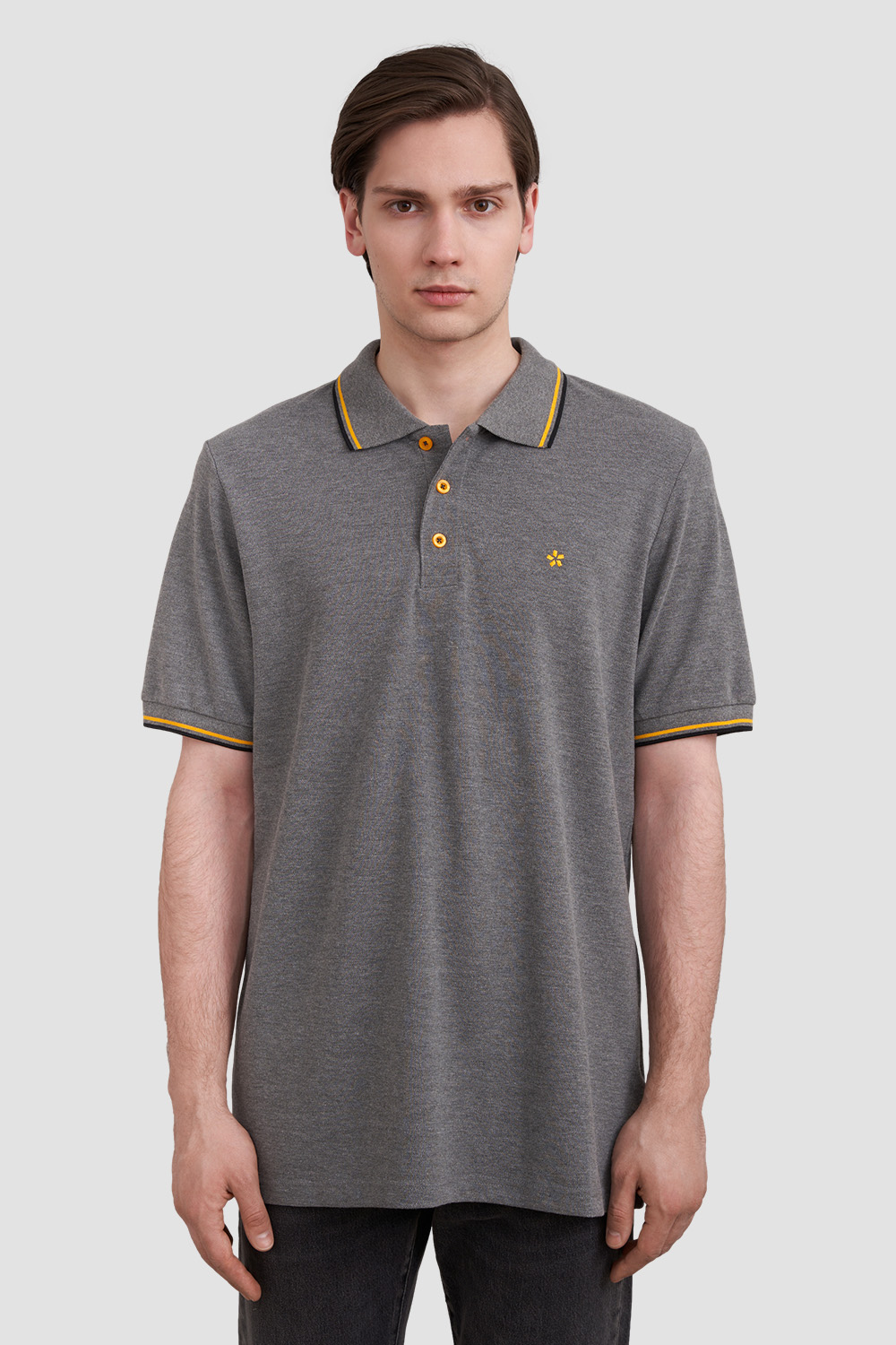 Рубашки поло<br>Полюс тёмно-серые
