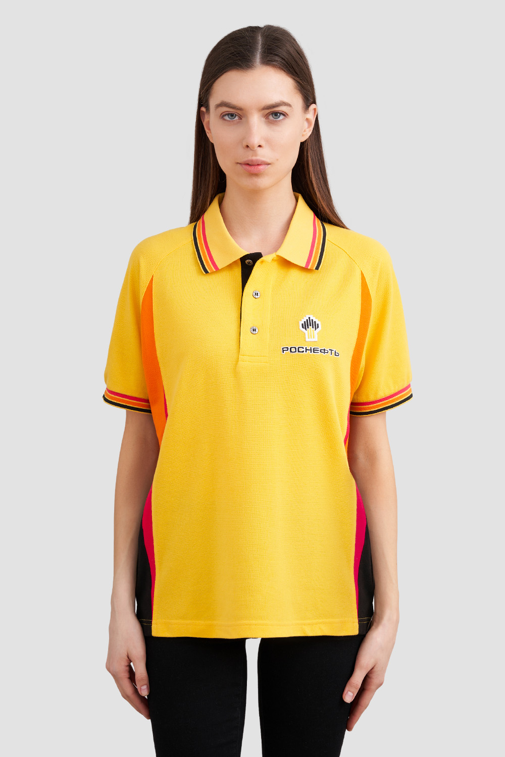Рубашки поло<br>Роснефть желтые