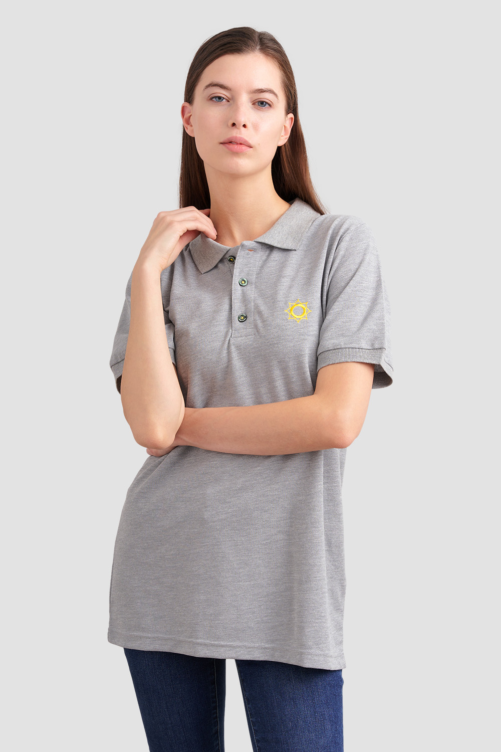 Рубашки поло<br>Агролига России серые женские