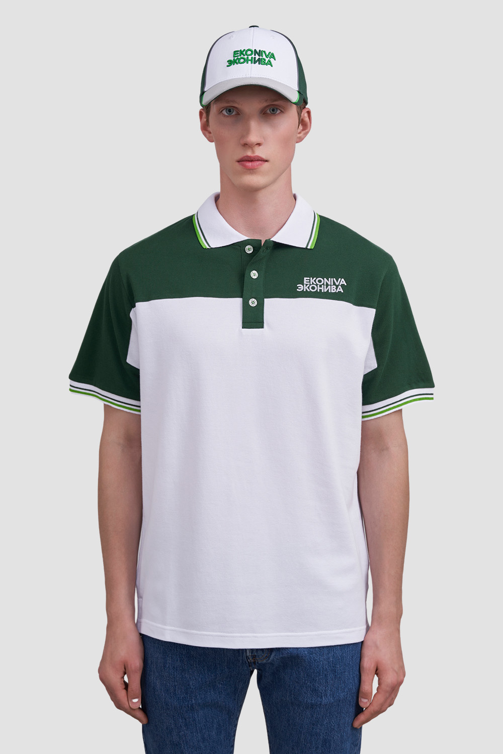 Рубашки поло<br>Эконива зеленые