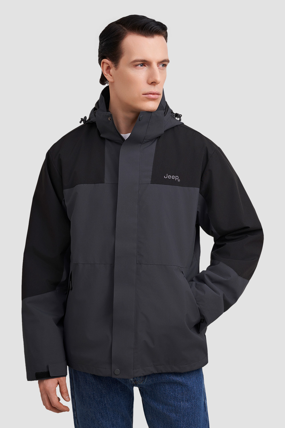 Куртки<br>Jeep серые